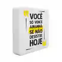 Luminária Box Slim Você Só Vence USB
