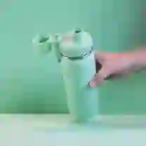 Garrafa com Alça e Bico 780ml em Aço Inox Verde