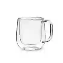 Caneca de Vidro Borossilicato 250ml Com Parede Dupla
