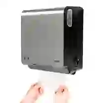Dispenser Autocortante Inox para Toalha em Bobina Mecânico - Nobre