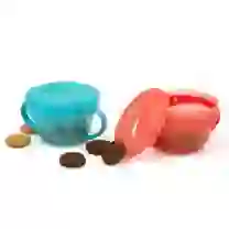 Porta Snacks Smart Prático Azul - Clingo