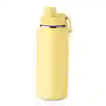 Garrafa com Alça e Bico 960ml Parede Dupla Amarela