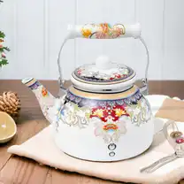 Chaleira Esmaltada Vintage 2,5L à Indução Charm Indiana