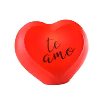 Luminária 3D Coração Te Amo Vermelha Bivolt Presente Namorados