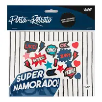 Porta-Retrato Magnetico - Super Namorado