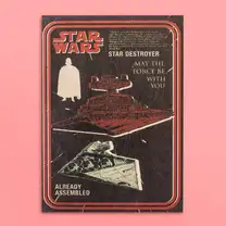 Quadro Vintage Star Wars Destroyer