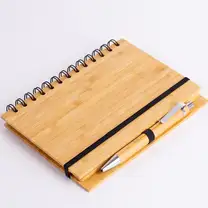 Caderno em Bambu Grande de 70 Folhas Bambuu Time