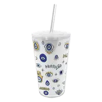 Copo Canudo - Olho Grego