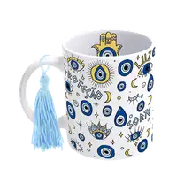 Caneca com Pompom - Olhos Gregos