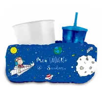 Almofada para Pipoca Individual Kids - Meu Universo