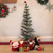 Árvore de Natal Verde Nevada com 110 Galhos 1,20m