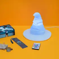 Luminária 3D Chapéu Seletor Harry Potter RGB