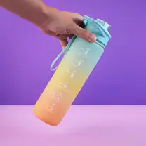 Garrafa com Alça e Canudo 1L Colors Fresh