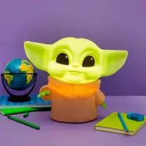 Luminária de Mesa 3D Baby Yoda Grogu Star Wars