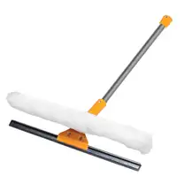 Rodo para Vidro 40cm com Cabo e Luva de Algodão - Branco