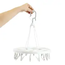 Varal Redondo com 16 Prendedores Branco Multiuso