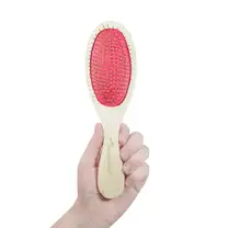 Pente para Cães com Cabo de Madeira e Pinos de Metal - Germanhart