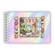 Caderno de Colorir Bobbie Goods - 50 Folhas Capa Comum