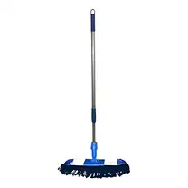 Conjunto Mop Pó Nobre 40cm – Refil de Algodão, Cabo Telescópico 1,40m Profissional