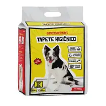 Kit 30 Tapetes Higiênicos Pet Germanhärt 6 Camadas 80x60cm para Cães Grande