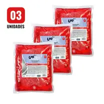 Kit 3 Refil Sabonete Espuma 600ml Romã e Maçã Up Hand Bag s/ Válvula - UPPRO