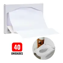 Protetor de Assento Sanitário Descartável c/40un Caixa Pequena