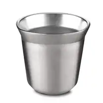 Copo Térmico Café Expresso 40ml Aço Inox Parede Dupla Prata