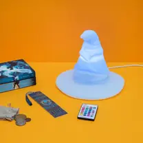 Luminária 3D Chapéu Seletor Harry Potter RGB
