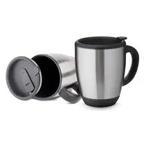 Caneca Térmica em Aço Inox de 450ml com Tampa Hermética