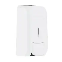 Dispenser para Sabonete Líquido ou Álcool Gel 800ml sem Reservatório - Preto/Branco New Classic - Nobre