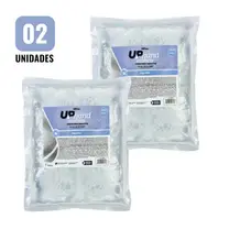 Kit 2 Refil Sabonete Espuma 600ml Algodão Up Hand Bag s/ Válvula - UPPRO