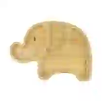 Prato de Bambu Elefante com Ventosa e Divisórias Antibacterianas