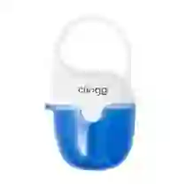 Porta Chupetas Clingo Baleia Colors - Azul