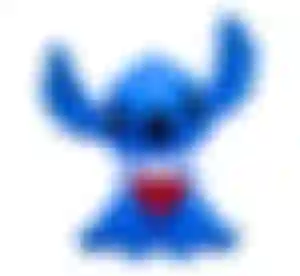 Luminária 3D Stitch com Coração Disney Oficial Decoração Criativa