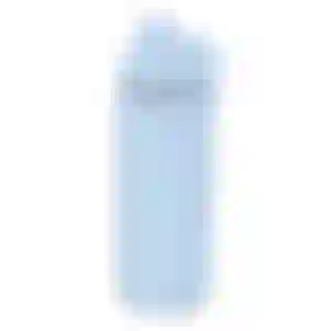 Garrafa com Alça e Bico 570ml Parede Dupla Azul Ciano