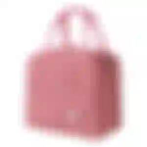Bolsa Térmica Estilo Europeu com Isolamento de Papel Alumínio - Rosa