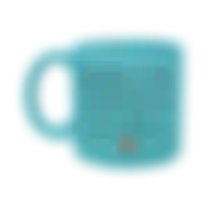 Caneca de Porcelana Turquesa - Sonhos