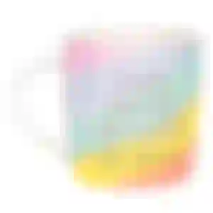 Caneca Cerâmica 400Ml - Frases Cores E Amores Com Café