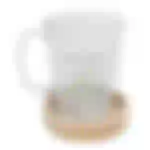 Caneca De Vidro Com Porta Caneca De Madeira E Infusor - Naturals Coisas Boas