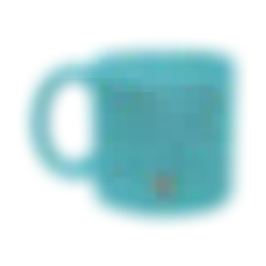 Caneca de Porcelana Turquesa - Sonhos