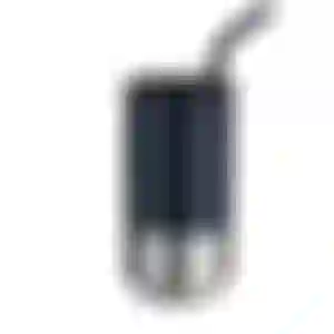 Copo Com Tampa e Canudo Inox 550ml Azul