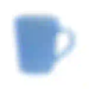 Caneca de Porcelana Azul 270ml - Filtro dos Sonhos