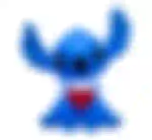 Luminária 3D Stitch com Coração Disney Oficial Decoração Criativa