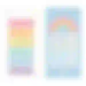 Cartela com 6 Blocos de Notas Adesivas Marca Página - Colors
