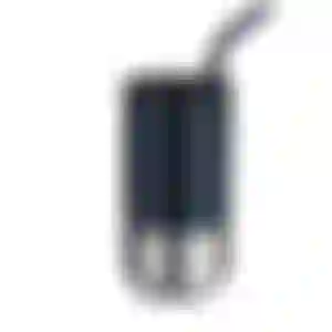 Copo Com Tampa e Canudo Inox 550ml Azul