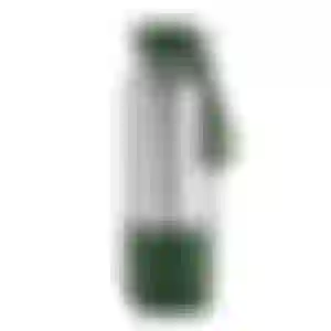 Garrafa em Inox Parede Dupla 500ml Com Copo e Porta Objetos Verde
