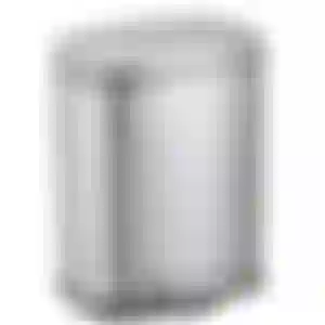 Lixeira Inox Retangular com Pedal 12L Acabamento Escovado - Mood