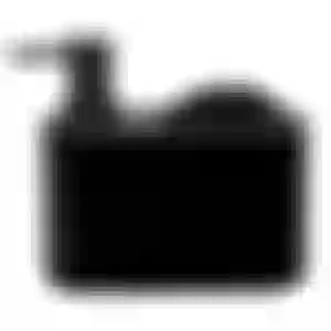 Dispenser para Detergente Organizador de Esponja Preto Acqua