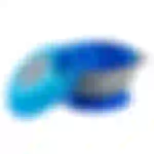 Prato com Ventosa e Divisória Clingo - Azul