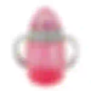 Copo de Transição Clingo com Alça, Bico de Silicone, Anti-Vazamento - Rosa